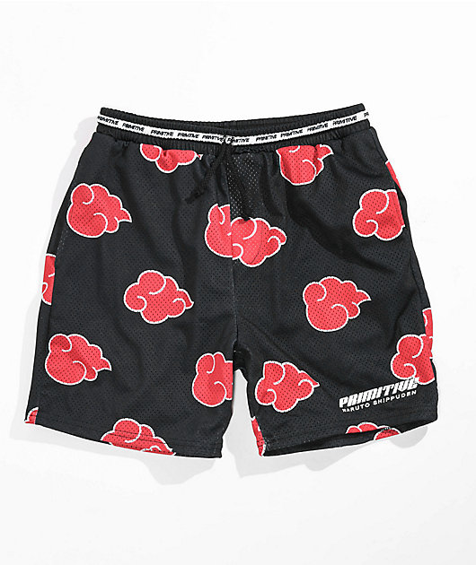 Naruto offers Shippuden- Akatsuki Cloud Basketball shorts