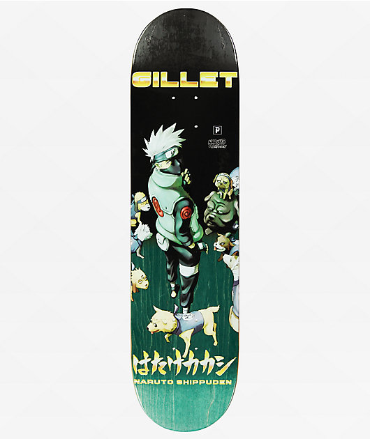 Primitive x Naruto Shippuden Gillet Kakashi Dog Squad 8.0" Skateboard Deck