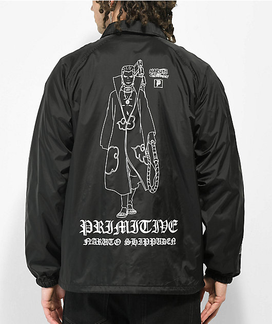 Primitive x Naruto Shippuden Hidan Black Coaches Jacket
