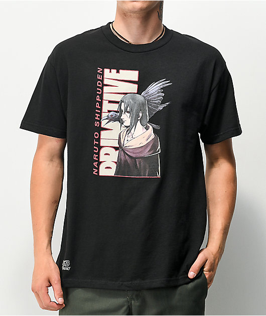 Primitive x Naruto Shippuden Itachi Sharingan Black T-Shirt