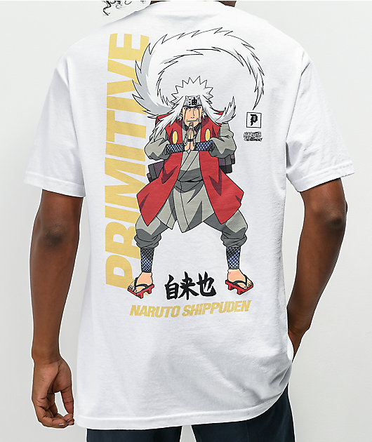 Primitive x Naruto Shippuden Jiraiya White T-Shirt