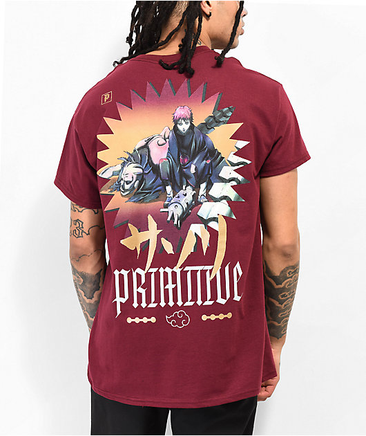 Primitive x Naruto Shippuden Sasori Red T-Shirt | Zumiez