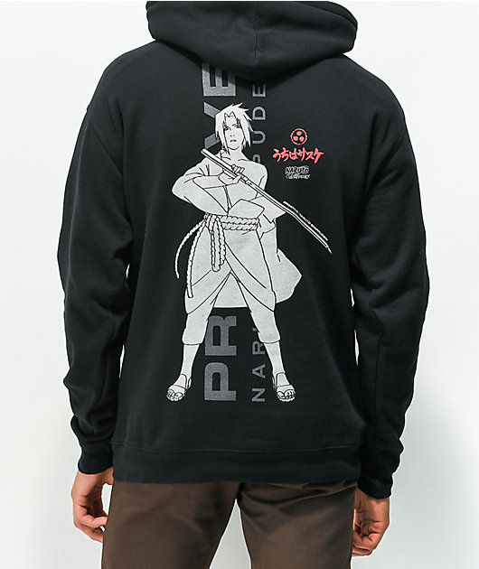 Primitive x Naruto Shippuden Sasuke Blade Black Hoodie Zumiez