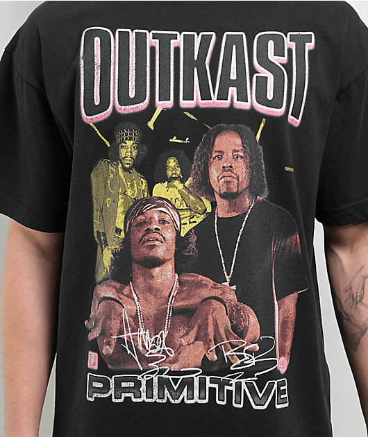 Primitive x Outkast Headline Black T-Shirt | Zumiez