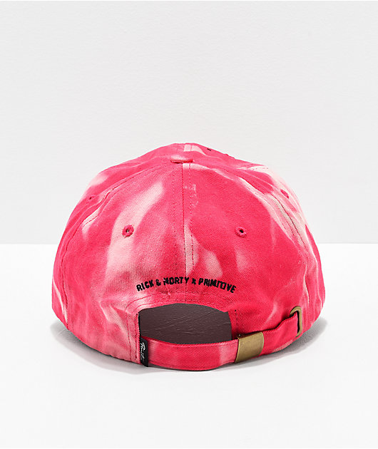 Morty Rick Dye Pink Strapback Hat