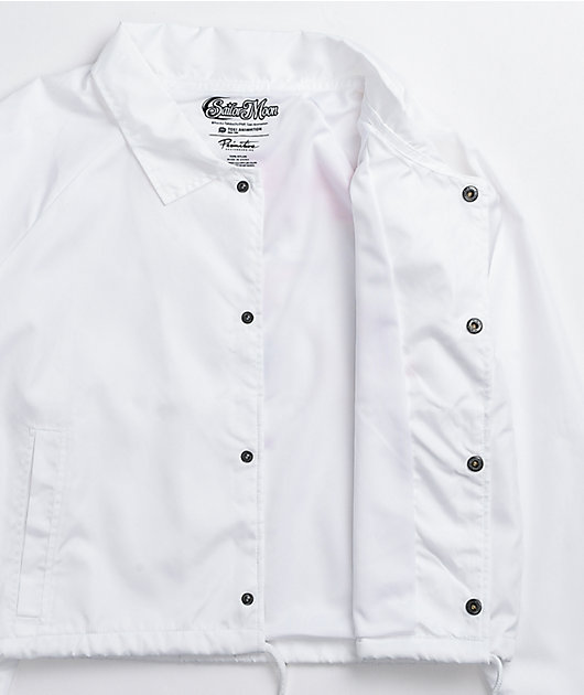 Primitive x Sailor Moon Serena White Crop Coaches Jacket