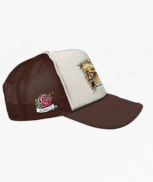 Primitive x Sublime Dirty P Sun Brown Trucker Hat