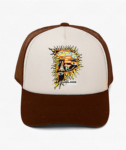 Primitive x Sublime Dirty P Sun Brown Trucker Hat