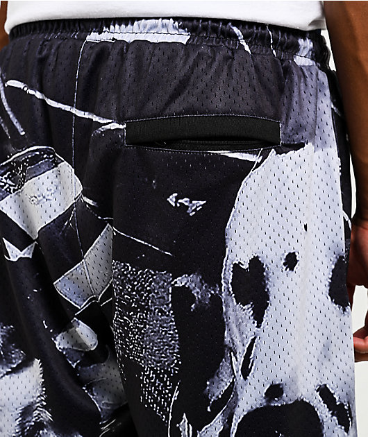 Primitive x Sublime Dog Days Black Mesh Shorts
