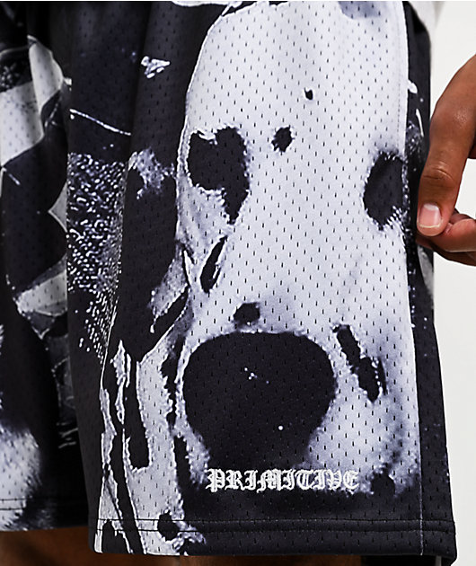 Primitive x Sublime Dog Days Black Mesh Shorts