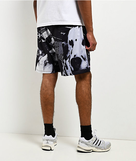 Primitive x Sublime Dog Days Black Mesh Shorts