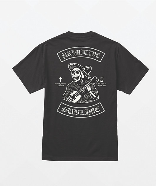 Primitive x Sublime Santeria Black Heavyweight T-Shirt