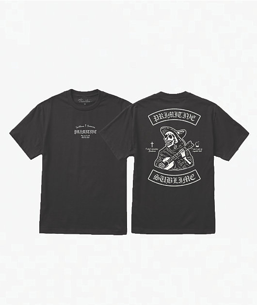 Primitive x Sublime Santeria Black Heavyweight T-Shirt