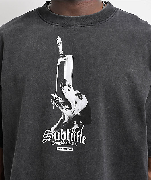 Primitive x Sublime Thirsty Black T-Shirt | Zumiez