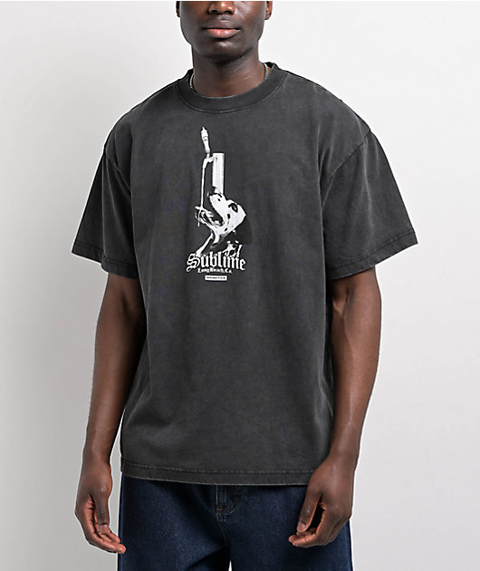 Primitive x Sublime Thirsty Black T-Shirt | Zumiez