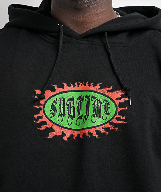 Primitive x Sublime Zine Black Hoodie | Zumiez