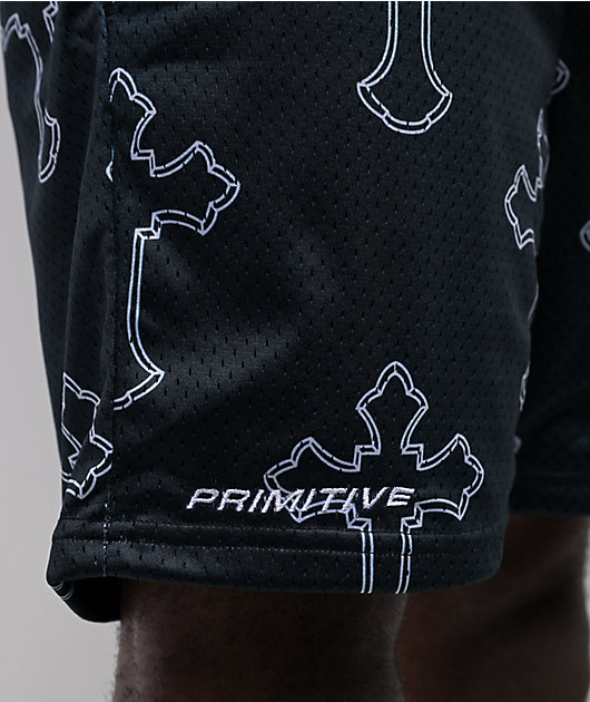 Primitive x Tupac Black Mesh Shorts