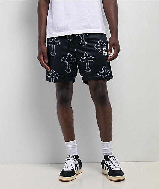 Primitive x Tupac Black Mesh Shorts