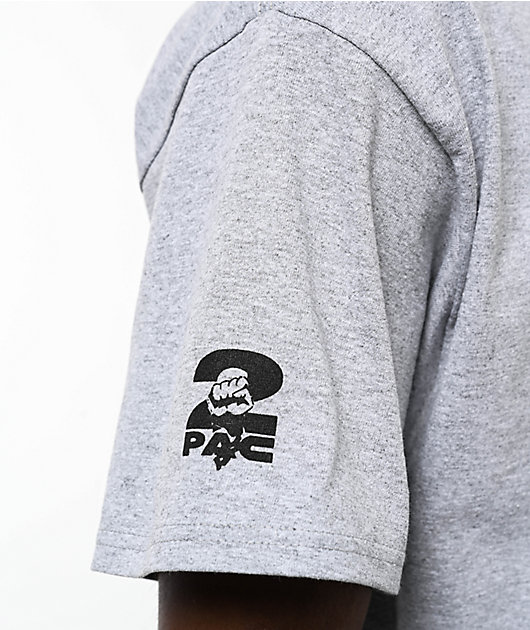 Primitive x Tupac Icon Grey T-Shirt