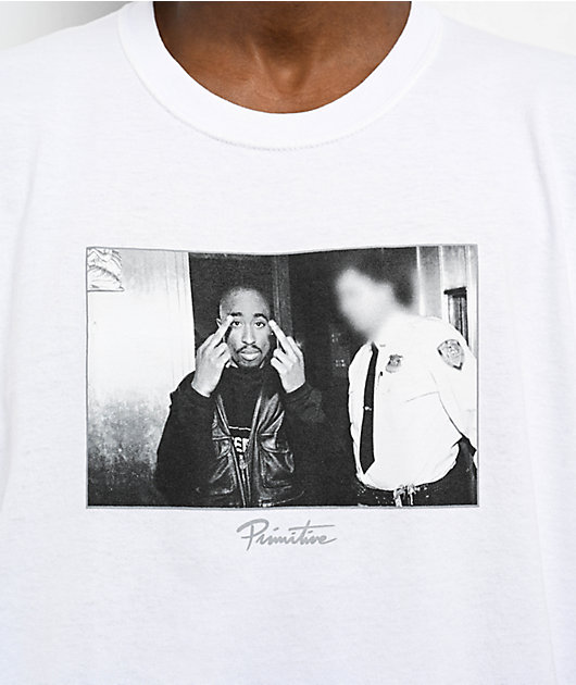 Tシャツ・カットソー COVERNAT Small Arch Logo 2PACK T-Shirt White 2PAC TUPACK SHAKUR ILLUSTED T-SHIRT AND MINIATURE VINYL