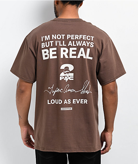 Primitive x Tupac Truth Brown T-Shirt