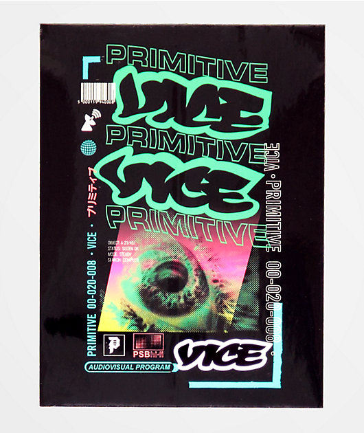 Primitive x Vice Program Sticker