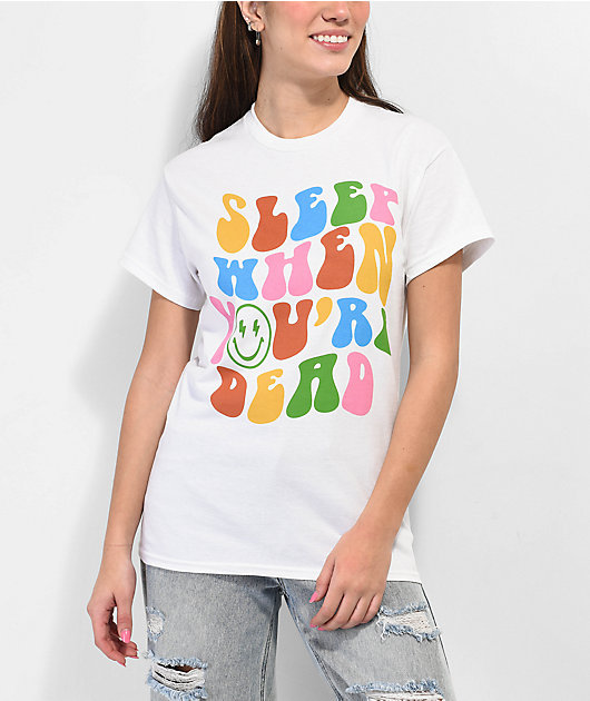 Prince Peter Sleep When You're Dead White T-Shirt