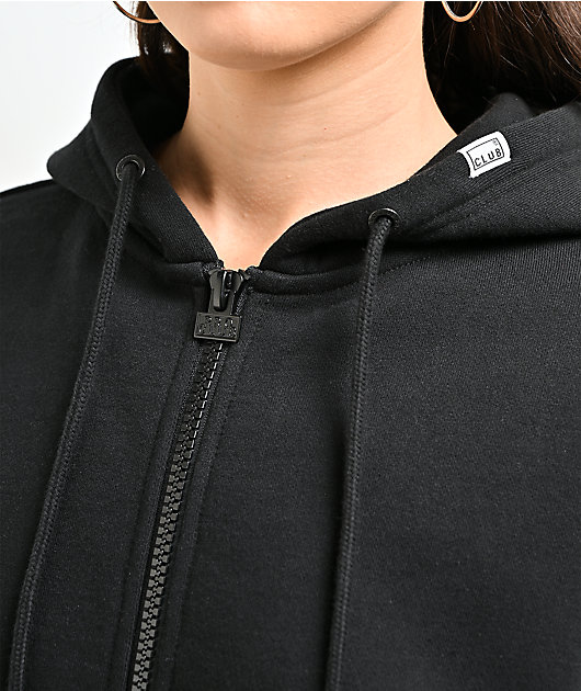 Pro Club Basic Black Heavyweight Zip Hoodie