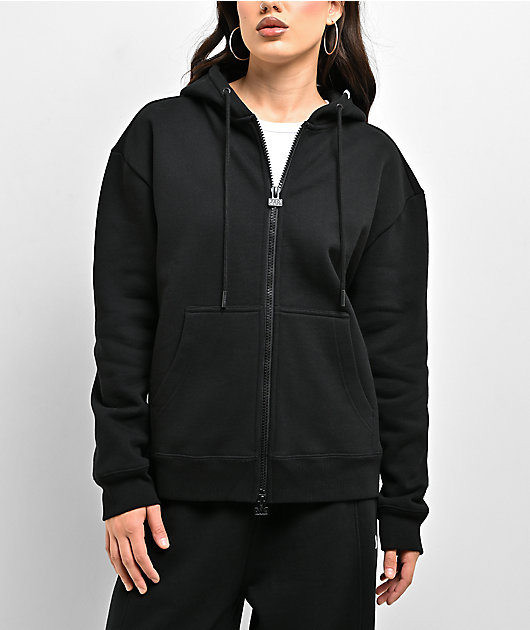 Pro Club Basic Black Heavyweight Zip Hoodie