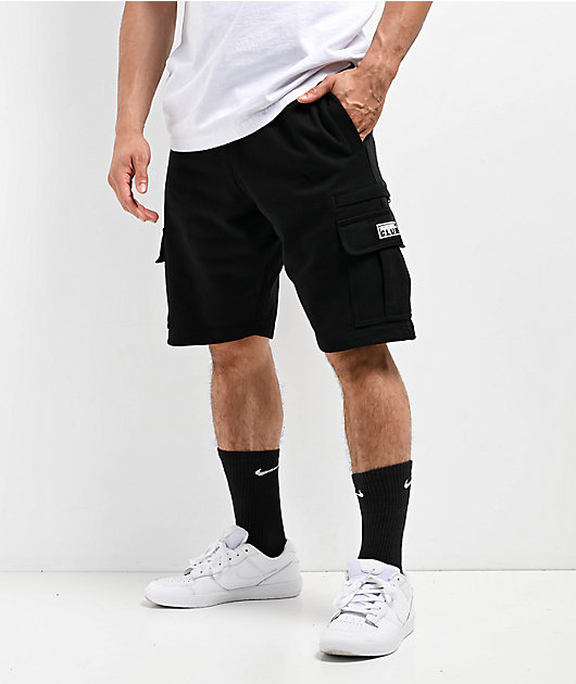 Pro Club Black Cargo Sweat Shorts | Zumiez