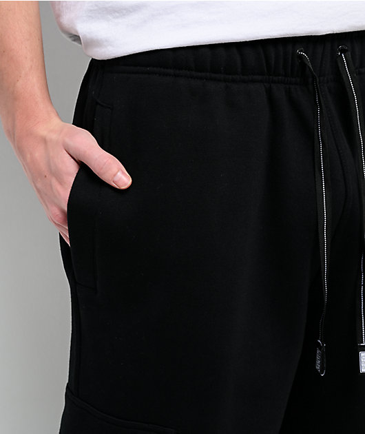 Pro Club Black Heavyweight Cargo Sweatpants