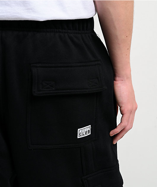 Pro Club Black Heavyweight Cargo Sweatpants