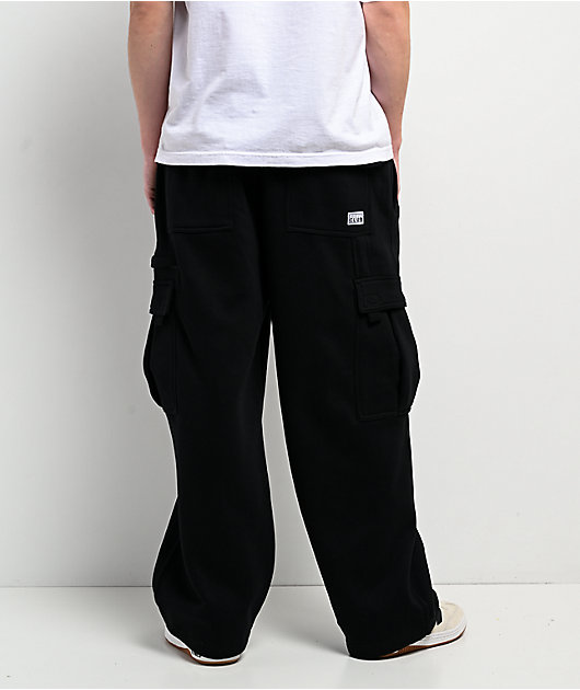 Pro Club Black Heavyweight Cargo Sweatpants