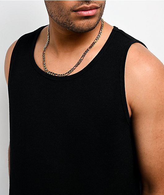 Pro Club Black Heavyweight Thermal Tank Top