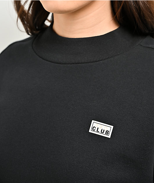 Pro Club Black Mock Neck Sweatshirt
