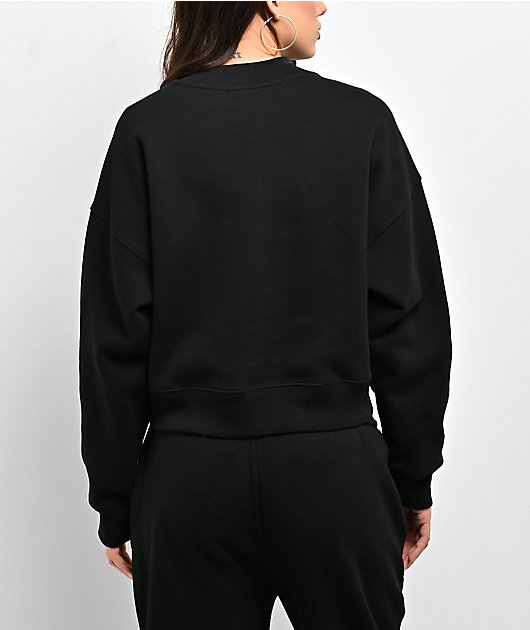 Pro Club Black Mock Neck Sweatshirt