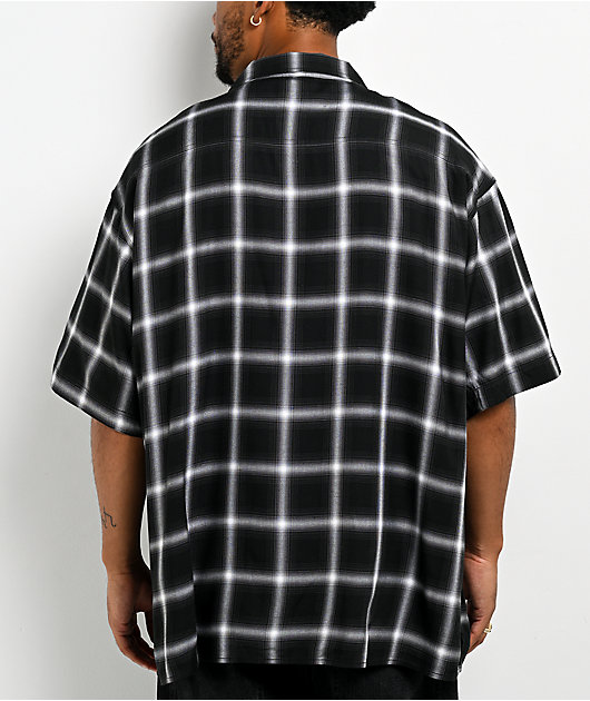 Pro Club Black Plaid Button Up Shirt