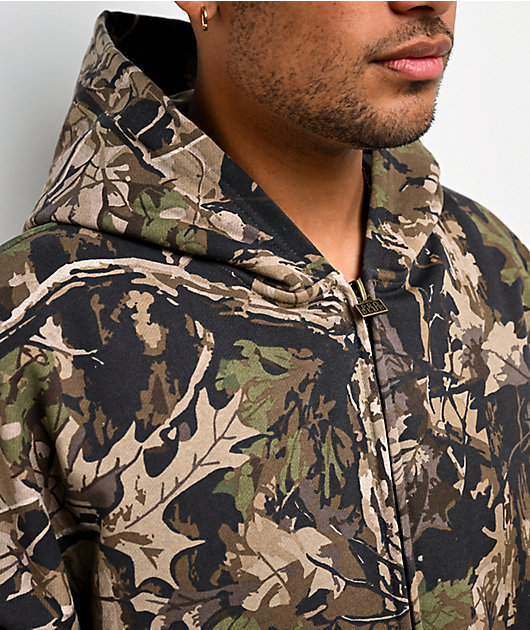 Pro Club Camo Heavyweight Zip Hoodie | Zumiez