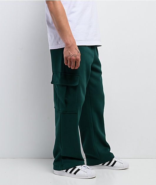 Pro Club Dark Green Cargo Sweatpants
