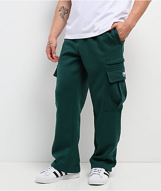 Pro Club Dark Green Cargo Sweatpants