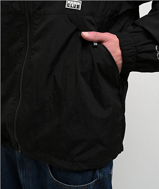 Pro Club Full Court Black Windbreaker Zip Jacket | Zumiez