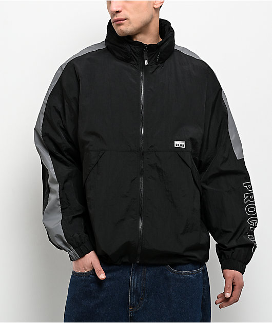 PRO CLUB FULL COURT WINDBREAKER セットアップ Pro Club Full Court Black Windbreaker Zip Jacket | Zumiez