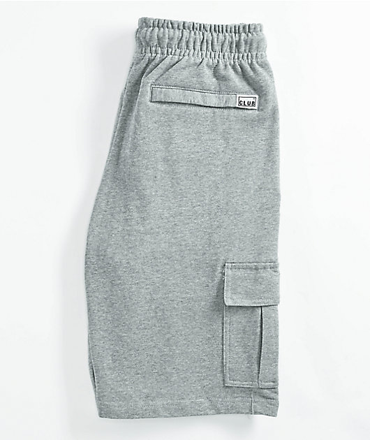 Pro Club Heather Grey Cargo Sweat Shorts | Zumiez