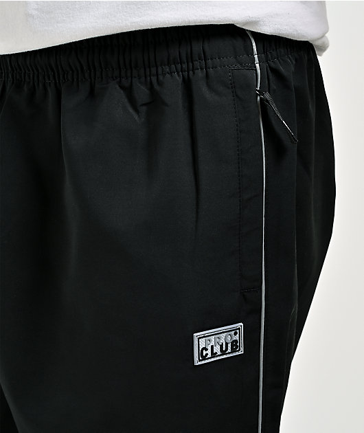 Pro Club Heavyweight Black Baggy Track Pants