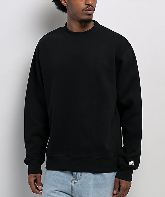 Pro Club Heavyweight Black Crewneck Sweatshirt | Zumiez