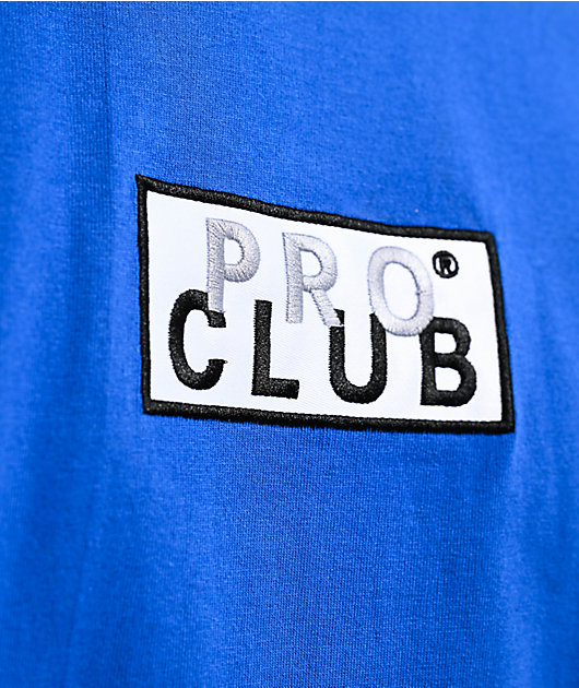 Pro Club Member Box Logo Blue T Shirt