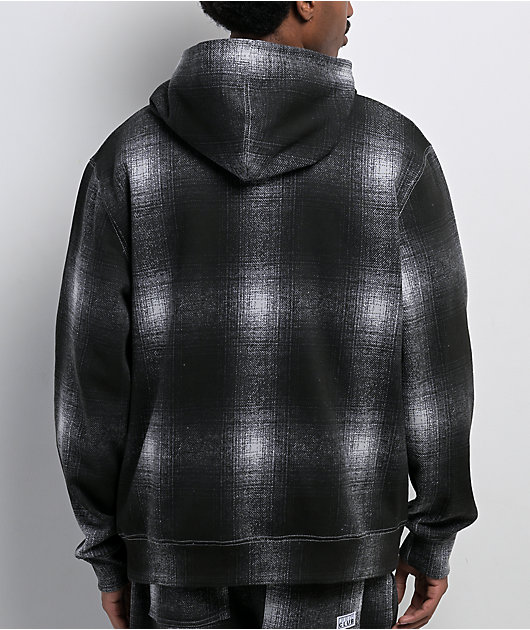 Pro Club Ombre Box Logo Heavyweight Grey & Black Hoodie