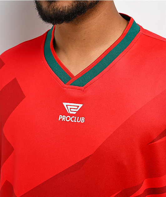 Pro Club Portugal Red Soccer Jersey