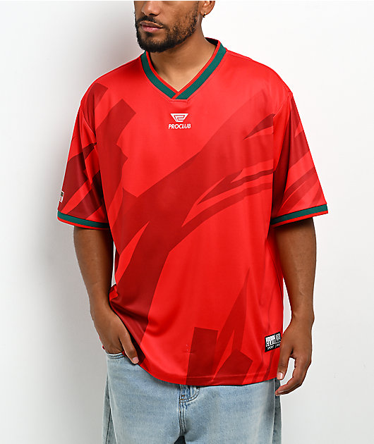 Pro Club Portugal Red Soccer Jersey | Zumiez