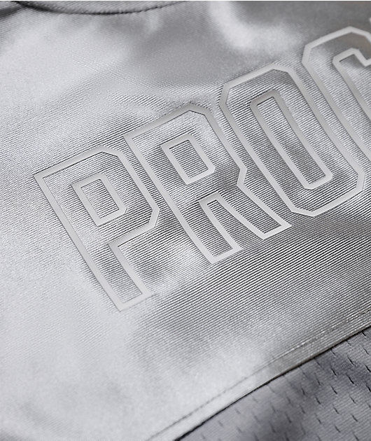 Pro Club Silver Heavyweight Football Jersey